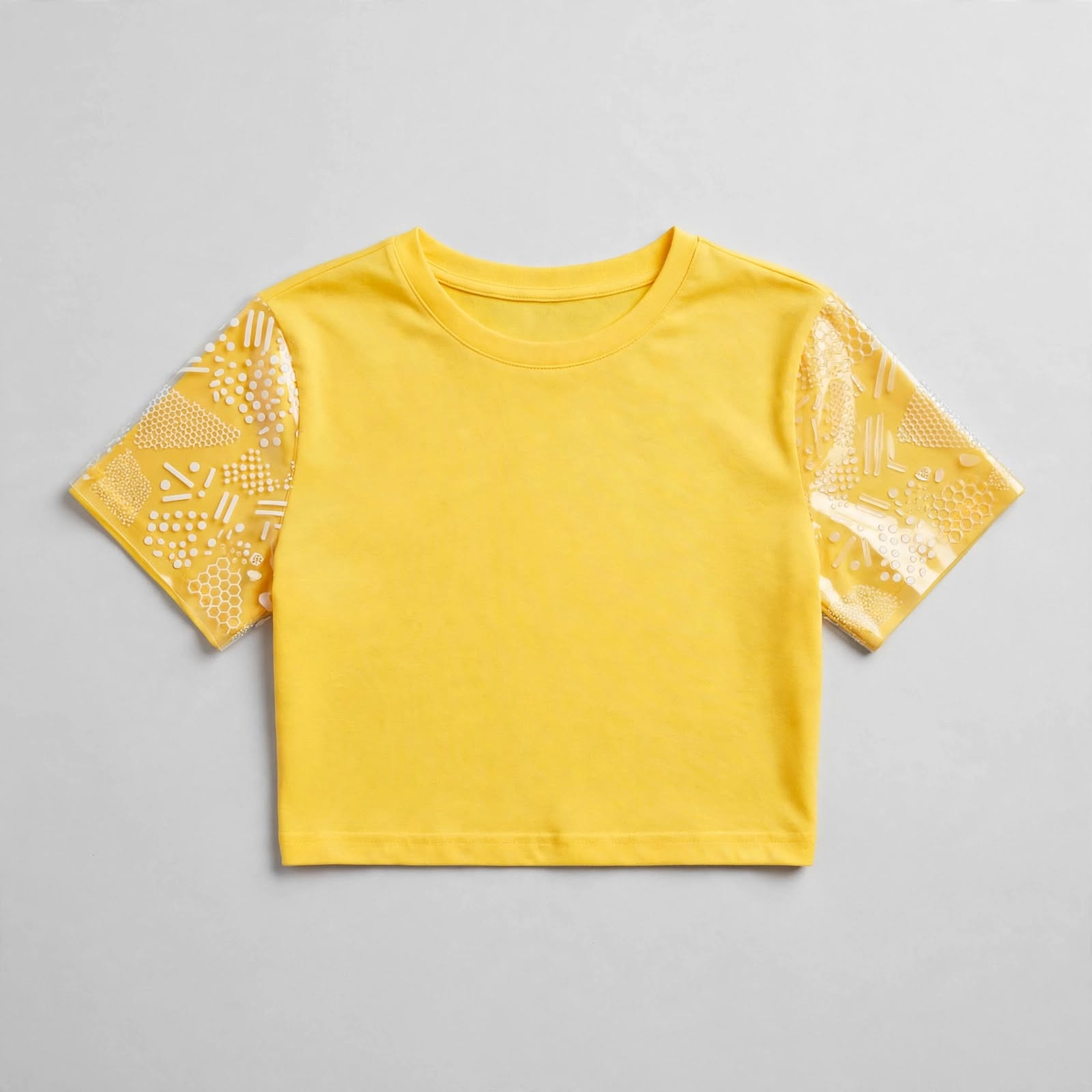 Crop Top with Silicone Print